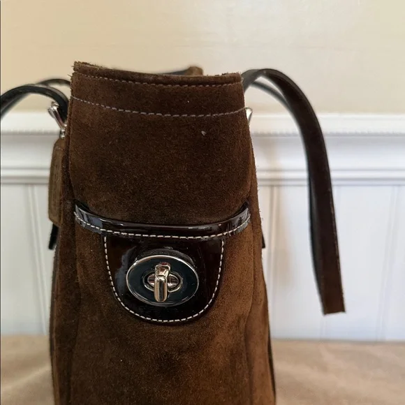 Coach vintage 2005 suede Hampton tote - Picture 9 of 14